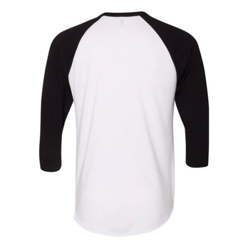 American Apparel Unisex 50/50 Raglan Three-Quarter Sleeve...