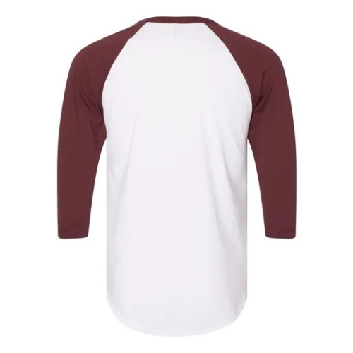 American Apparel Unisex 50/50 Raglan Three-Quarter Sleeve...