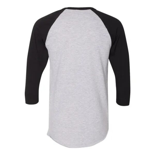 American Apparel Unisex 50/50 Raglan Three-Quarter Sleeve...