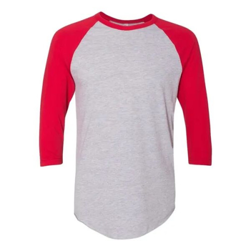 American Apparel Unisex 50/50 Raglan Three-Quarter Sleeve...