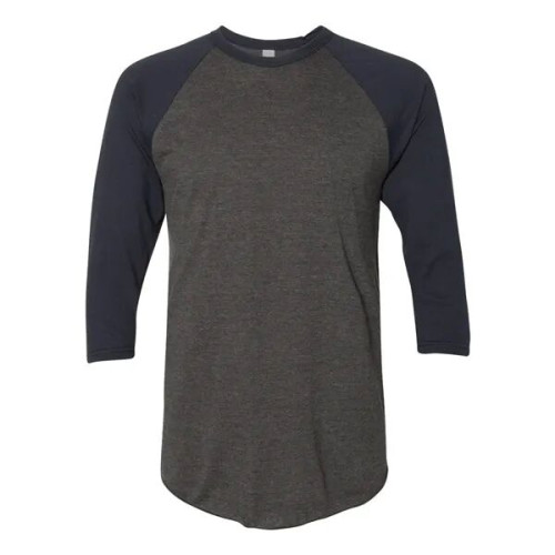 American Apparel Unisex 50/50 Raglan Three-Quarter Sleeve...