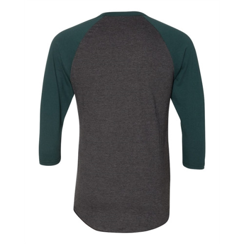 American Apparel Unisex 50/50 Raglan Three-Quarter Sleeve...