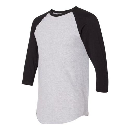 American Apparel Unisex 50/50 Raglan Three-Quarter Sleeve...