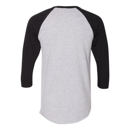 American Apparel Unisex 50/50 Raglan Three-Quarter Sleeve...
