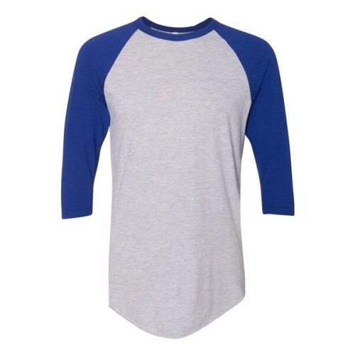 American Apparel Unisex 50/50 Raglan Three-Quarter Sleeve...
