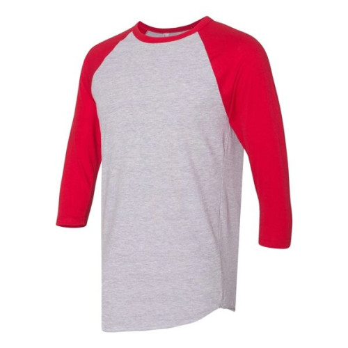 American Apparel Unisex 50/50 Raglan Three-Quarter Sleeve...