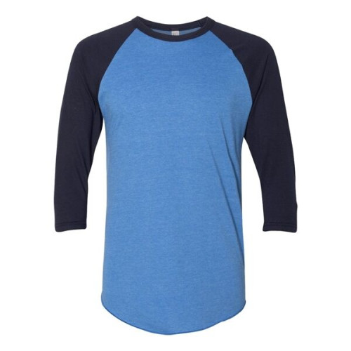 American Apparel Unisex 50/50 Raglan Three-Quarter Sleeve...