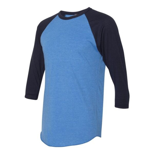 American Apparel Unisex 50/50 Raglan Three-Quarter Sleeve...