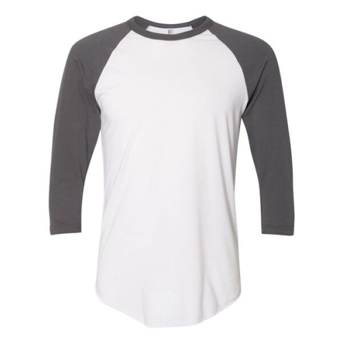 American Apparel Unisex 50/50 Raglan Three-Quarter Sleeve...