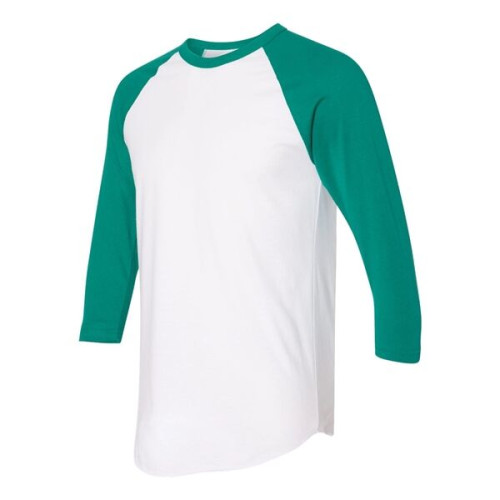 American Apparel Unisex 50/50 Raglan Three-Quarter Sleeve...