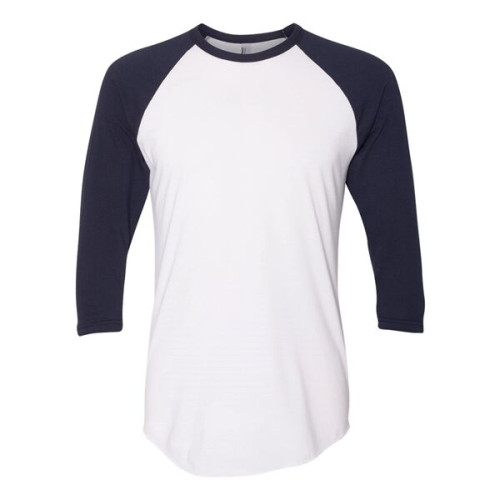 American Apparel Unisex 50/50 Raglan Three-Quarter Sleeve...