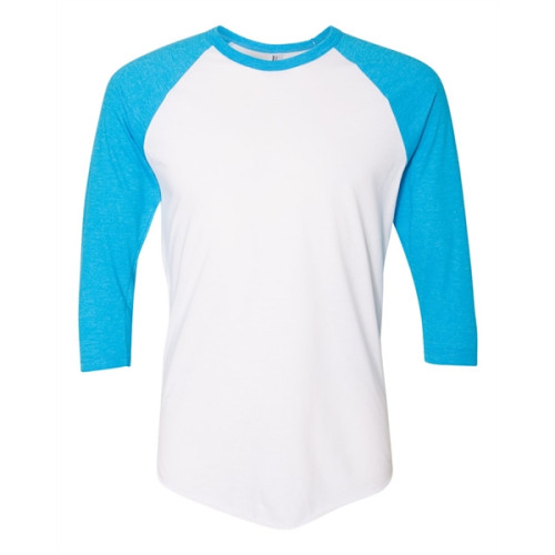 American Apparel Unisex 50/50 Raglan Three-Quarter Sleeve...