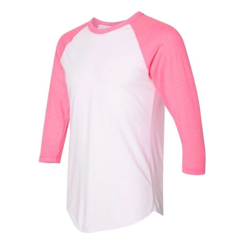 American Apparel Unisex 50/50 Raglan Three-Quarter Sleeve...