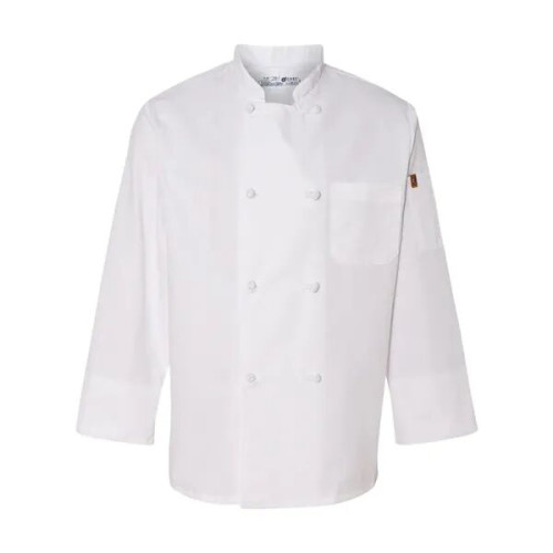 Chef Designs Eight Knot Button Chef Coat with Thermometer...