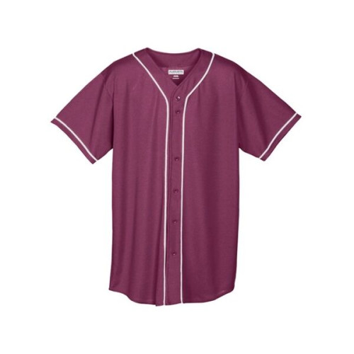 Augusta Sportswear Wicking Mesh Button Front Jersey with ...