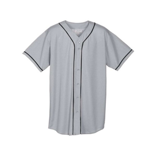 Augusta Sportswear Wicking Mesh Button Front Jersey with ...