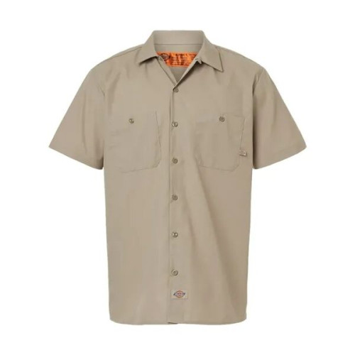 Dickies Men's Industrial Short Sleeve Work Shirt