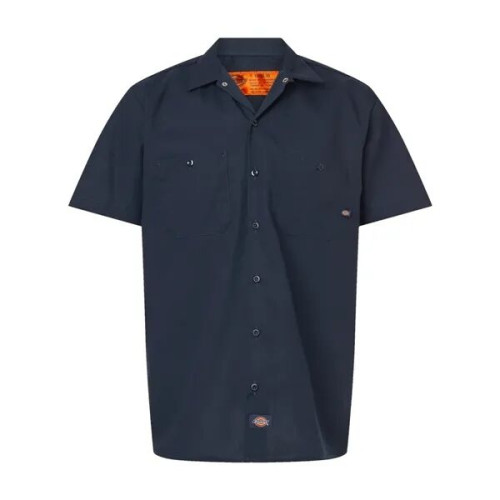 Dickies Men's Industrial Short Sleeve Work Shirt
