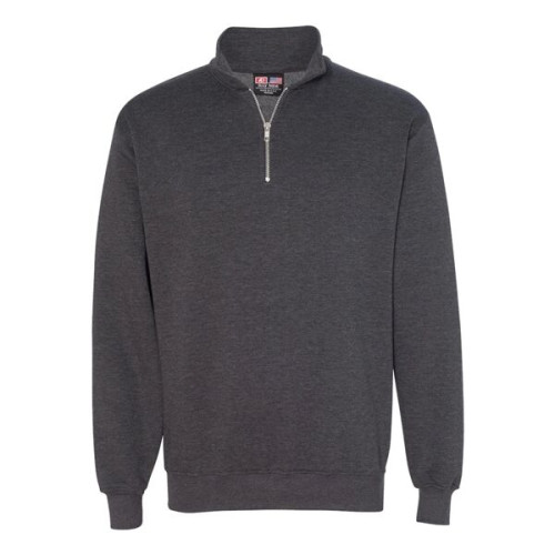 Bayside Unisex USA-Made Quarter-Zip Sweatshirt