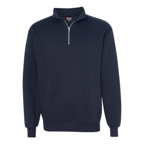 Bayside Unisex USA-Made Quarter-Zip Sweatshirt