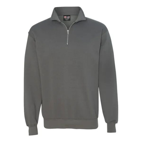 Bayside Unisex USA-Made Quarter-Zip Sweatshirt