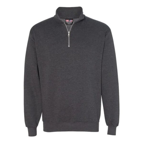 Bayside Unisex USA-Made Quarter-Zip Sweatshirt