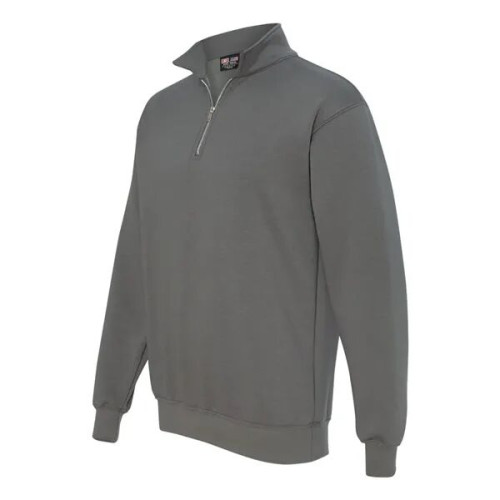 Bayside Unisex USA-Made Quarter-Zip Sweatshirt