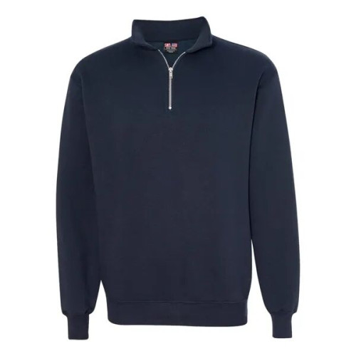 Bayside Unisex USA-Made Quarter-Zip Sweatshirt