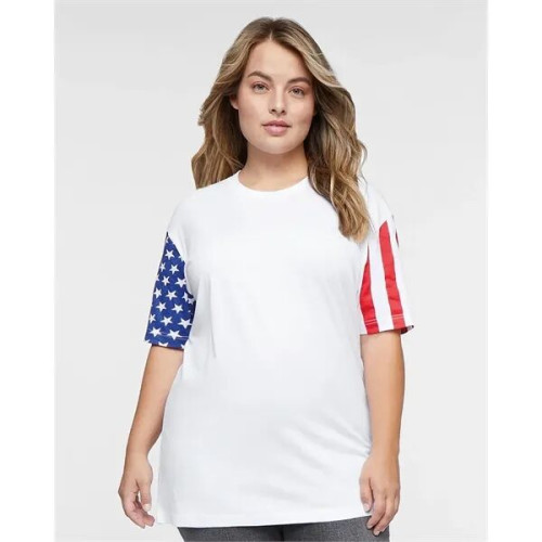 Code Five Unisex Stars & Stripes Tee