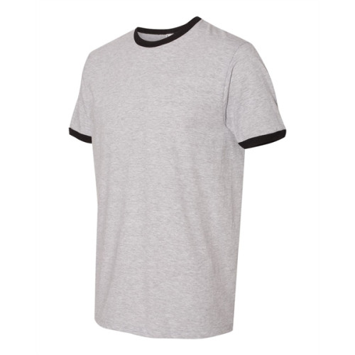 American Apparel Fine Jersey Ringer Tee