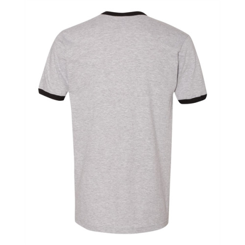 American Apparel Fine Jersey Ringer Tee