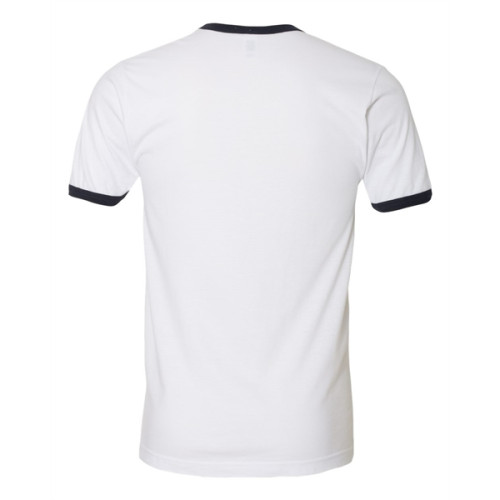 American Apparel Fine Jersey Ringer Tee