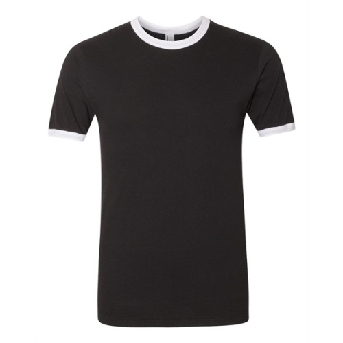 American Apparel Fine Jersey Ringer Tee