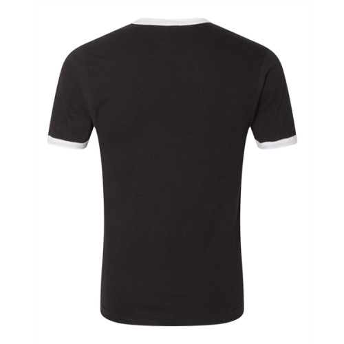 American Apparel Fine Jersey Ringer Tee