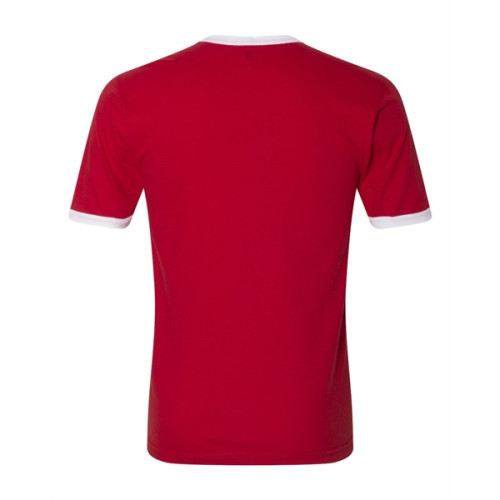 American Apparel Fine Jersey Ringer Tee