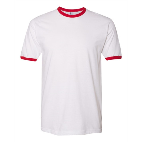 American Apparel Fine Jersey Ringer Tee