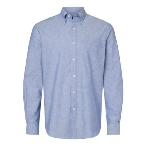 Tommy Hilfiger Men's Cotton-Linen Shirt