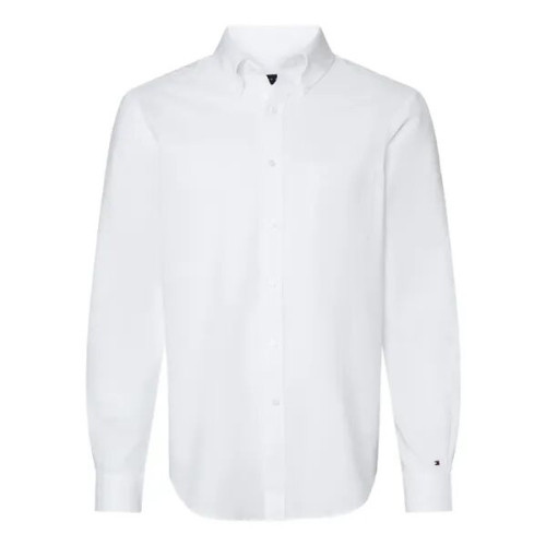 Tommy Hilfiger Men's Cotton-Linen Shirt