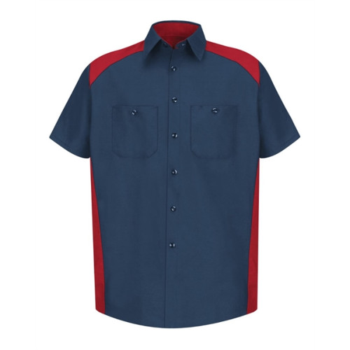 Red Kap Men's Short Sleeve Motorsports Shirt