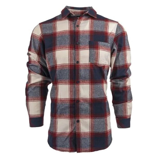 Burnside Men's Open Pocket Flannel Shirt