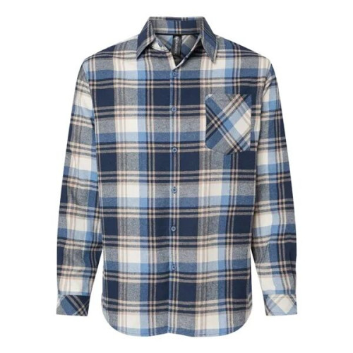 Burnside Men's Open Pocket Flannel Shirt