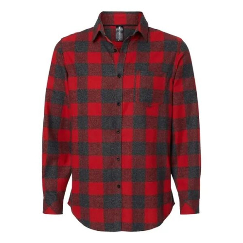 Burnside Men's Open Pocket Flannel Shirt