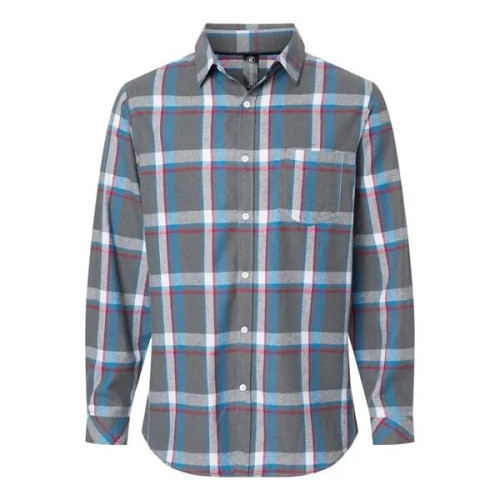 Burnside Men's Open Pocket Flannel Shirt