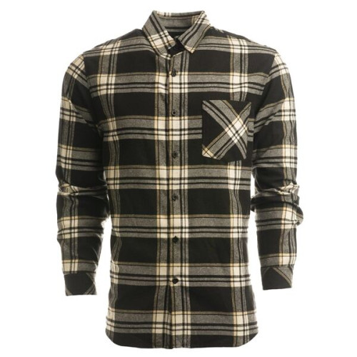 Burnside Men's Open Pocket Flannel Shirt