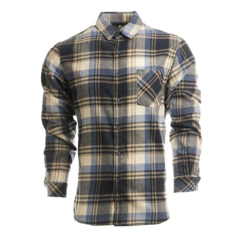 Burnside Men's Open Pocket Flannel Shirt