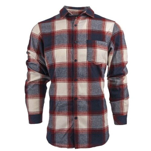 Burnside Men's Open Pocket Flannel Shirt