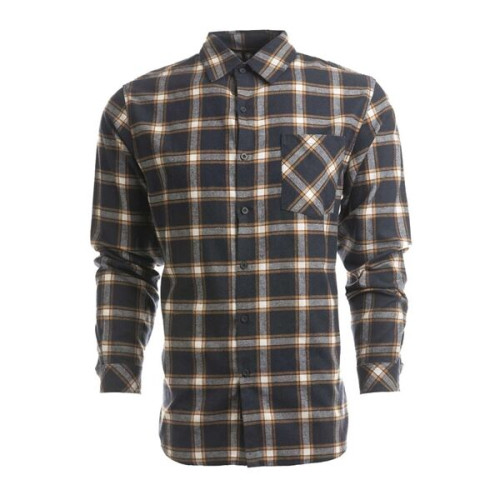 Burnside Men's Open Pocket Flannel Shirt