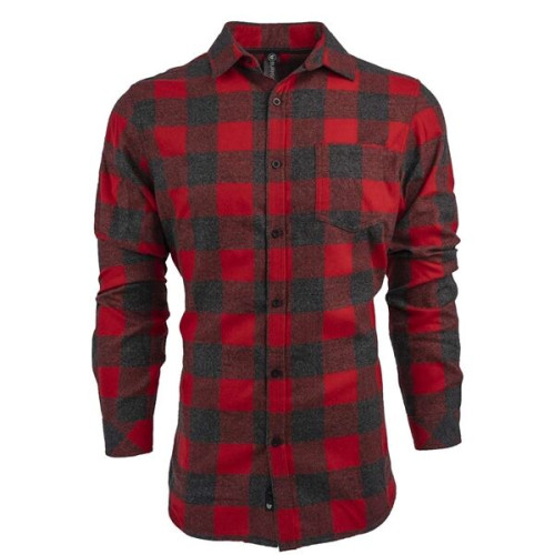 Burnside Men's Open Pocket Flannel Shirt