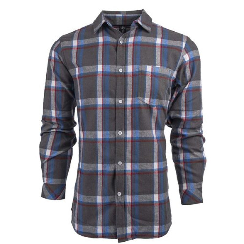 Burnside Men's Open Pocket Flannel Shirt