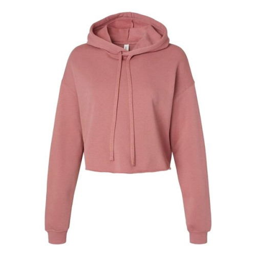 BELLA + CANVAS Women's Crop Fleece Hoodie Sweatshirt